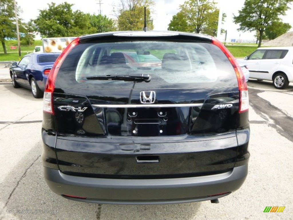 2013 CR-V LX AWD - Crystal Black Pearl / Black photo #4