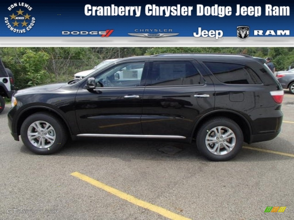 2013 Durango Crew AWD - Brilliant Black Crystal Pearl / Black photo #1