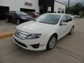 2011 White Suede Ford Fusion SEL V6  photo #2