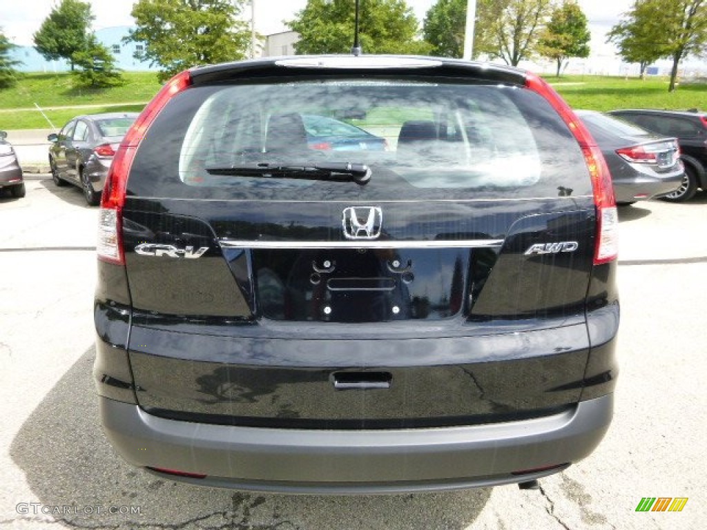 2013 CR-V LX AWD - Crystal Black Pearl / Black photo #4