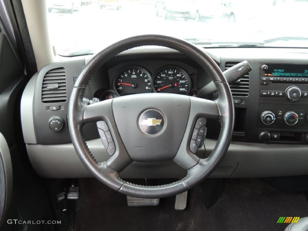 2011 Silverado 1500 LS Extended Cab - Sheer Silver Metallic / Dark Titanium photo #7