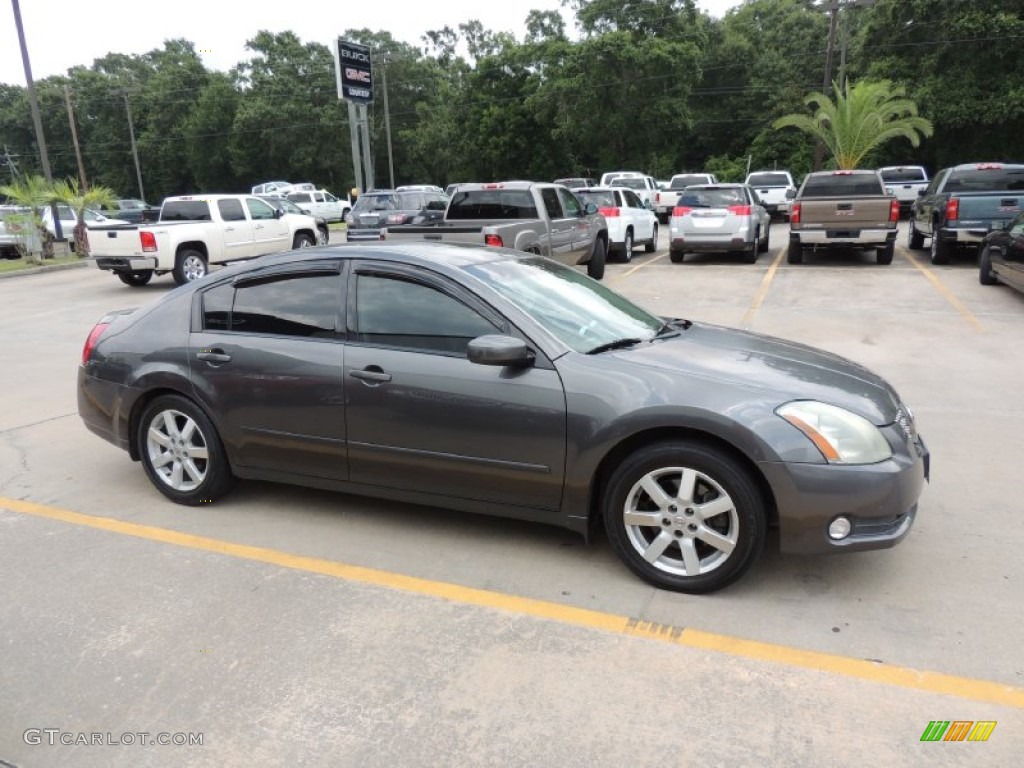 2004 Maxima 3.5 SL - Smoke Metallic / Black photo #4