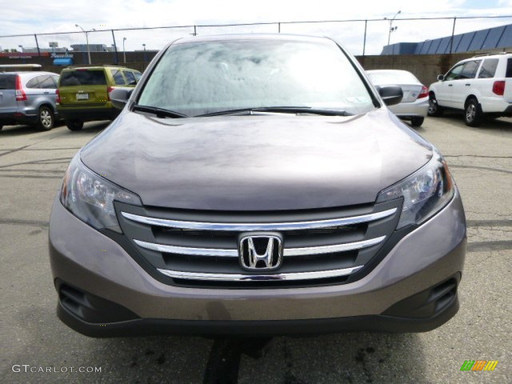 2013 CR-V LX AWD - Urban Titanium Metallic / Black photo #8