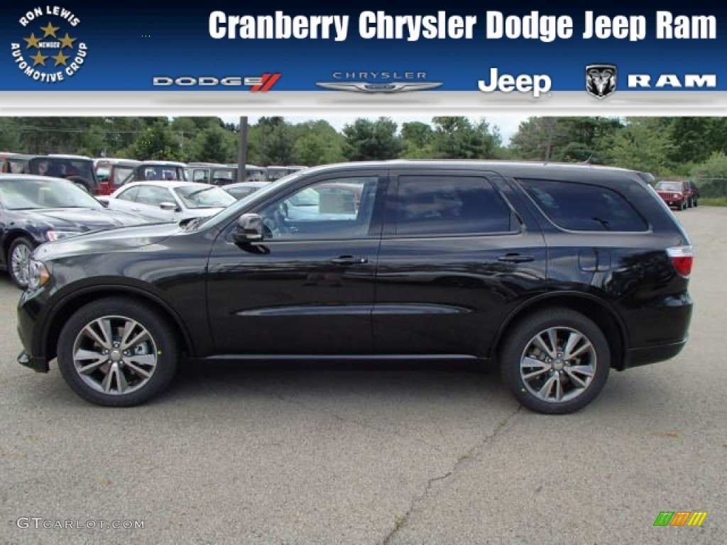 2013 Durango R/T AWD - Brilliant Black Crystal Pearl / Black photo #1