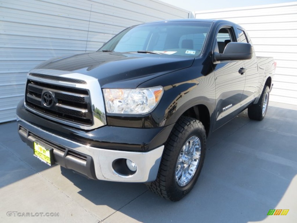 2010 Tundra Double Cab - Black / Graphite Gray photo #7