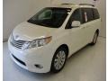 2013 Blizzard White Pearl Toyota Sienna Limited AWD  photo #3