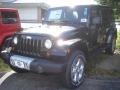 2013 Black Jeep Wrangler Unlimited Sahara 4x4  photo #1