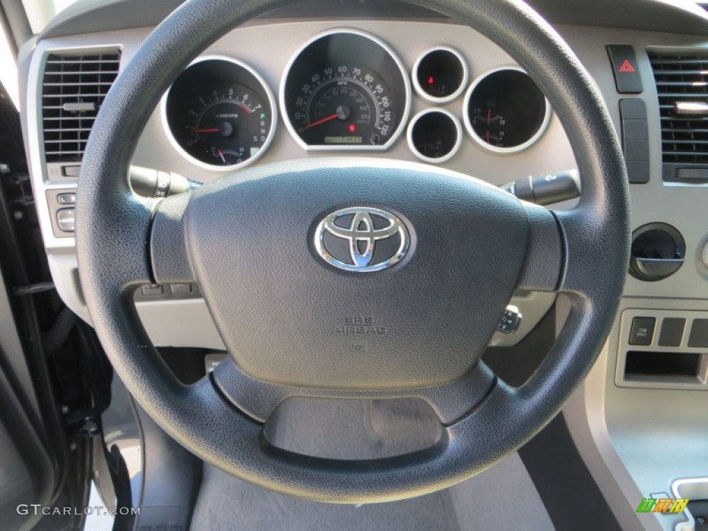 2010 Tundra Double Cab - Black / Graphite Gray photo #35