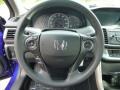 Black 2013 Honda Accord LX-S Coupe Steering Wheel