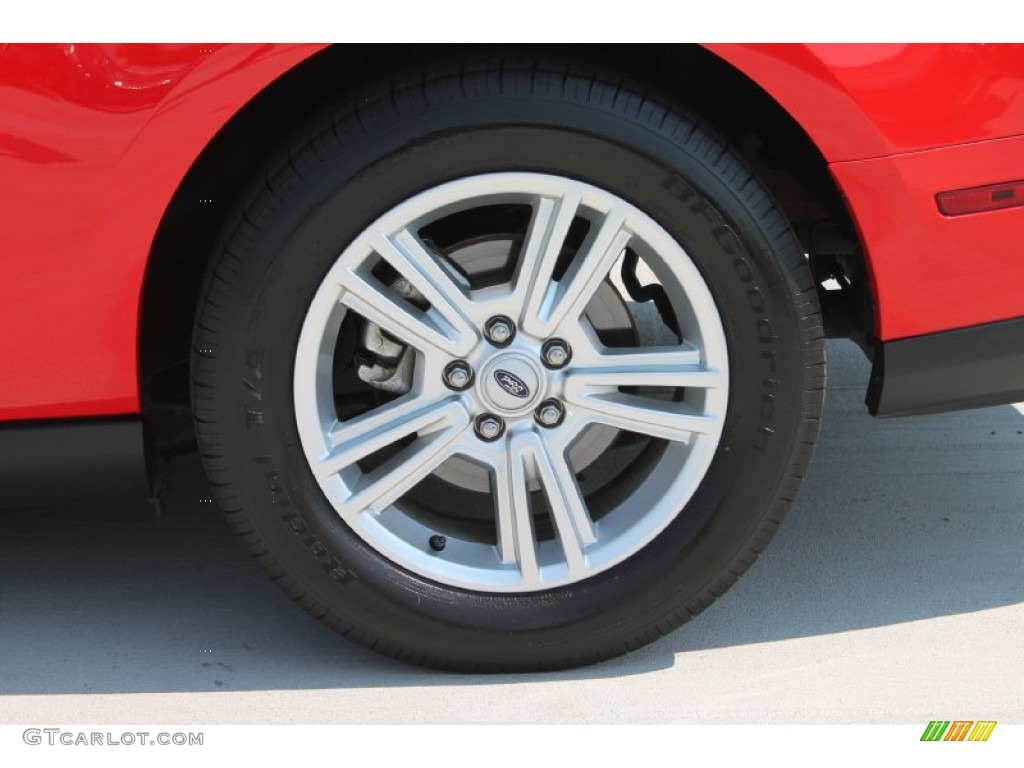 2011 Mustang V6 Coupe - Race Red / Charcoal Black photo #6