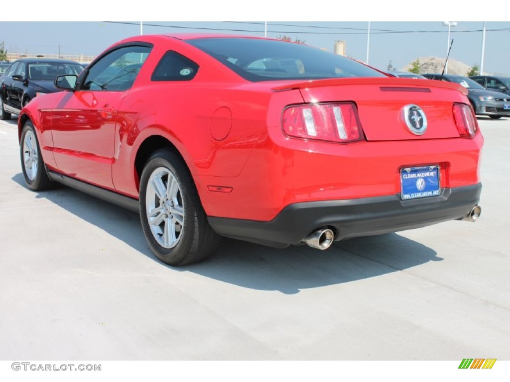 2011 Mustang V6 Coupe - Race Red / Charcoal Black photo #7