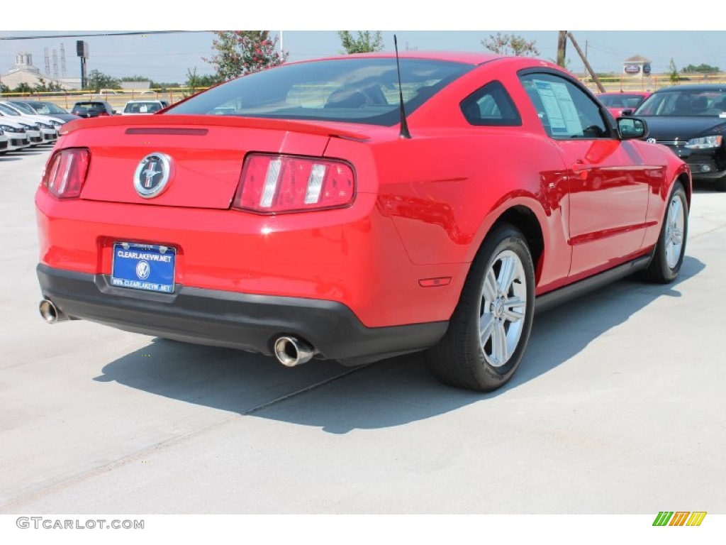 2011 Mustang V6 Coupe - Race Red / Charcoal Black photo #9