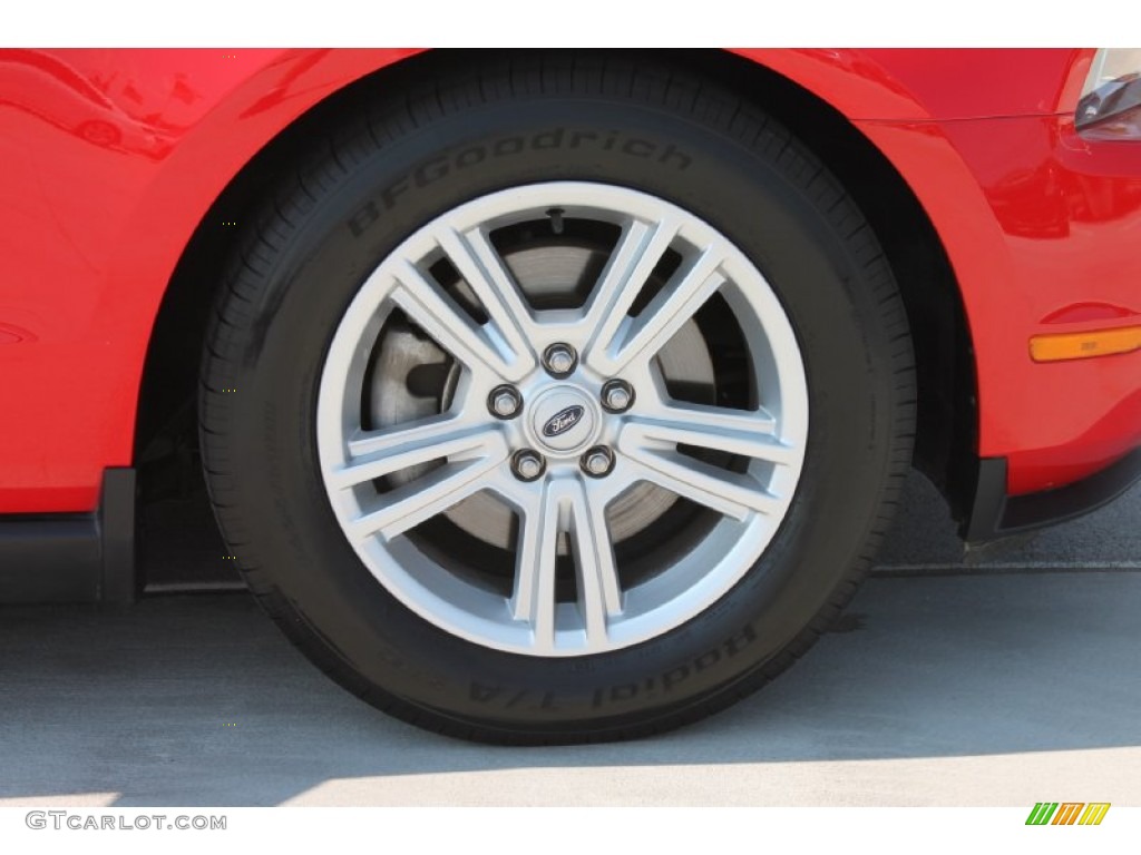 2011 Mustang V6 Coupe - Race Red / Charcoal Black photo #12