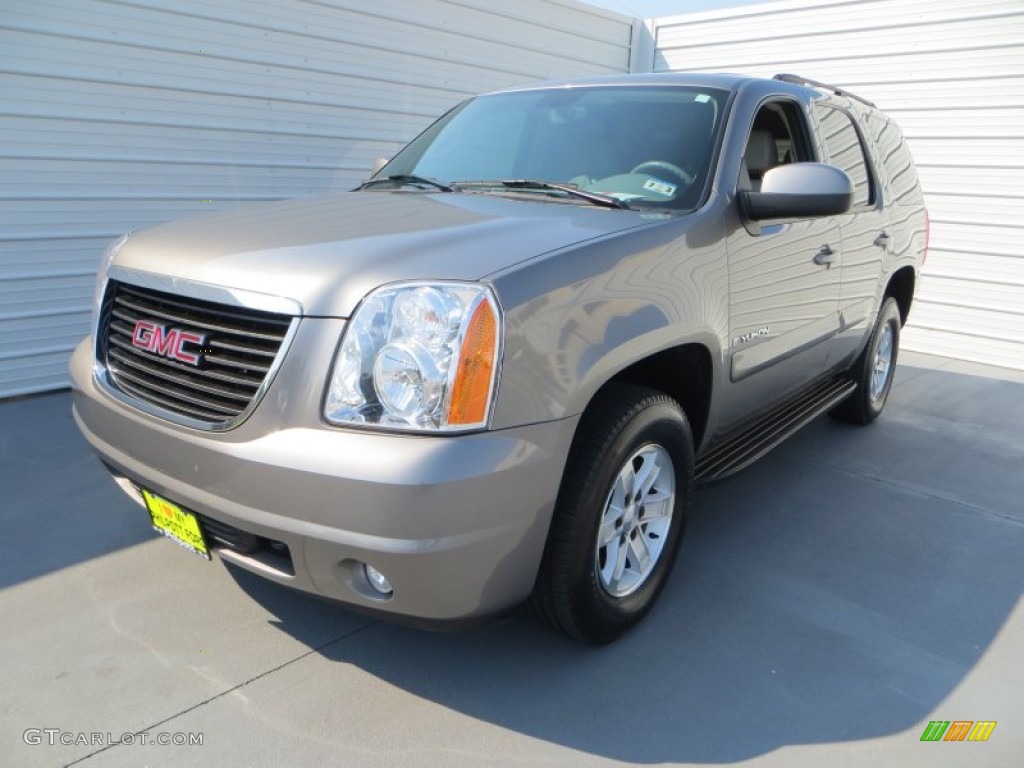 2008 Yukon SLT - Steel Gray Metallic / Light Titanium photo #7