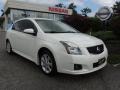 2011 Aspen White Nissan Sentra 2.0 SR  photo #1