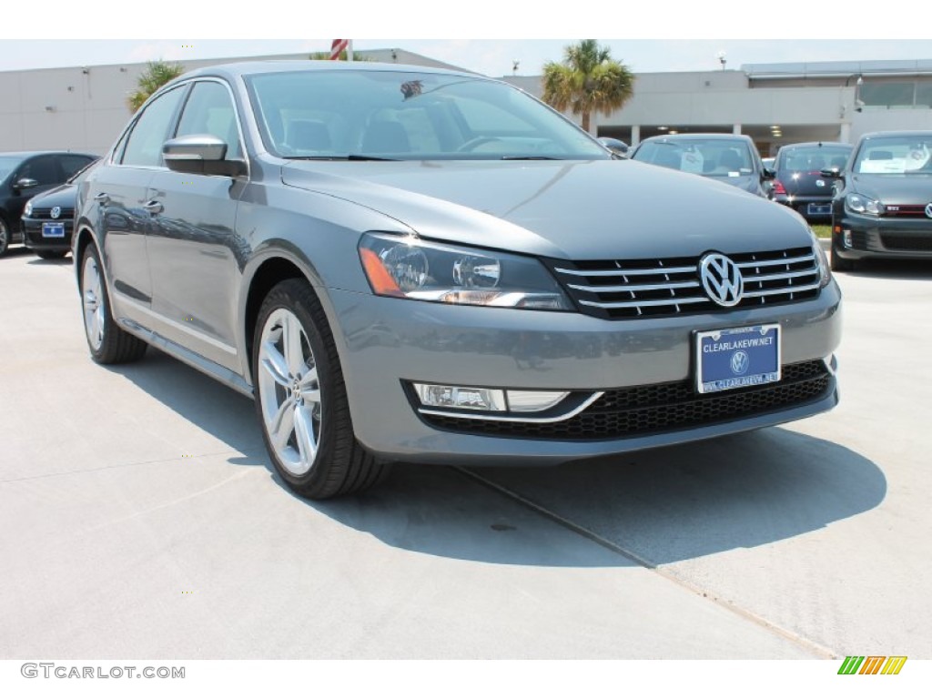 2013 Passat TDI SEL - Platinum Gray Metallic / Titan Black photo #1