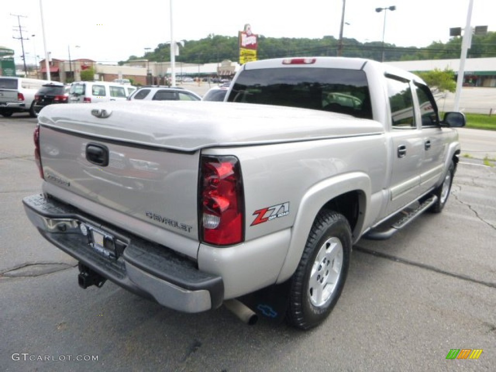 2004 Silverado 1500 Z71 Crew Cab 4x4 - Silver Birch Metallic / Dark Charcoal photo #4