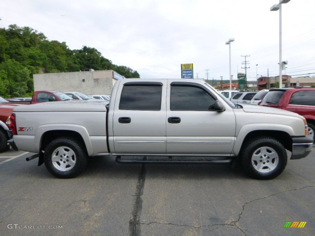 2004 Silverado 1500 Z71 Crew Cab 4x4 - Silver Birch Metallic / Dark Charcoal photo #5