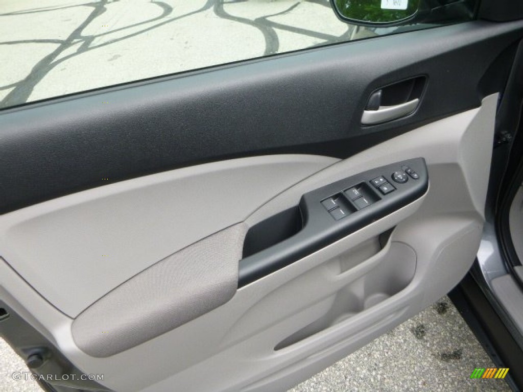 2013 CR-V LX AWD - Polished Metal Metallic / Gray photo #14