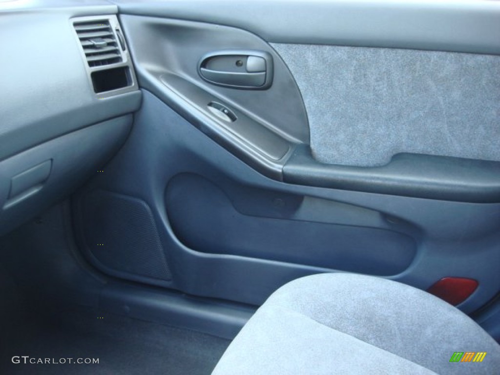 2002 Elantra GLS Sedan - Midnight Gray / Gray photo #17