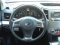 Off Black 2012 Subaru Outback 3.6R Premium Steering Wheel