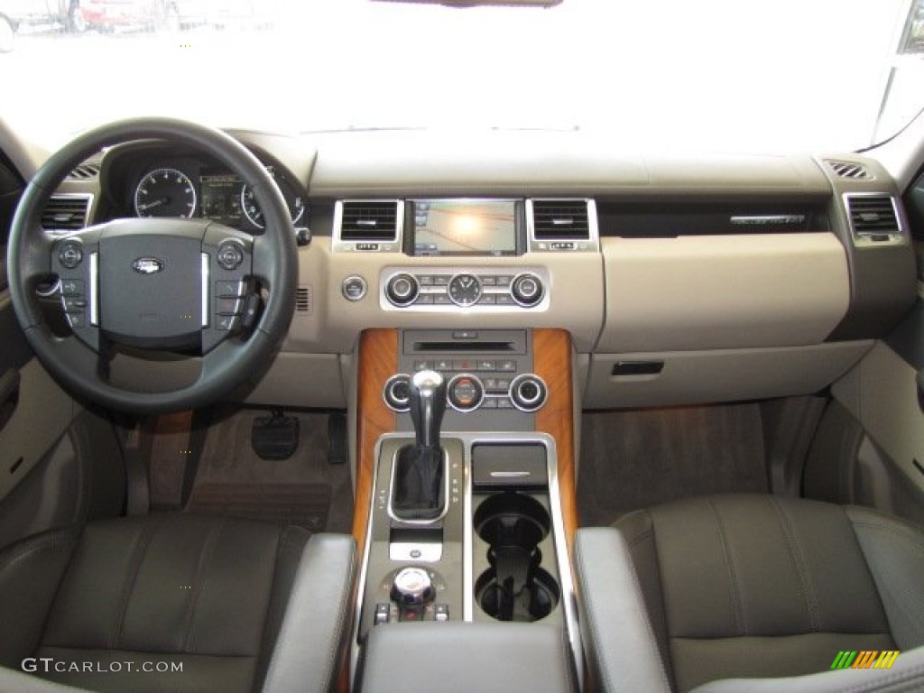 2010 Land Rover Range Rover Sport HSE Premium Arabica/Arabica Stitching Dashboard Photo #83121978