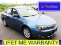 Newport Blue Pearl 2010 Subaru Impreza 2.5i Premium Sedan