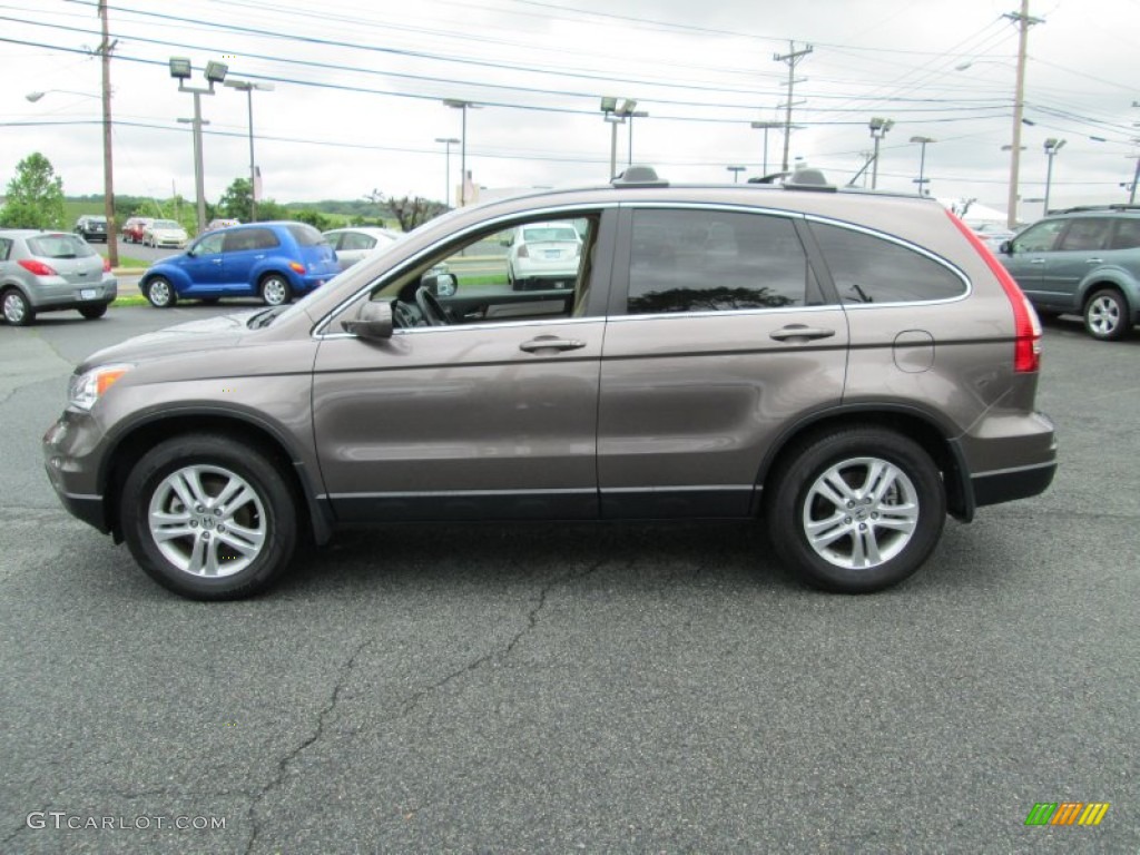 2011 CR-V EX-L 4WD - Urban Titanium Metallic / Ivory photo #9