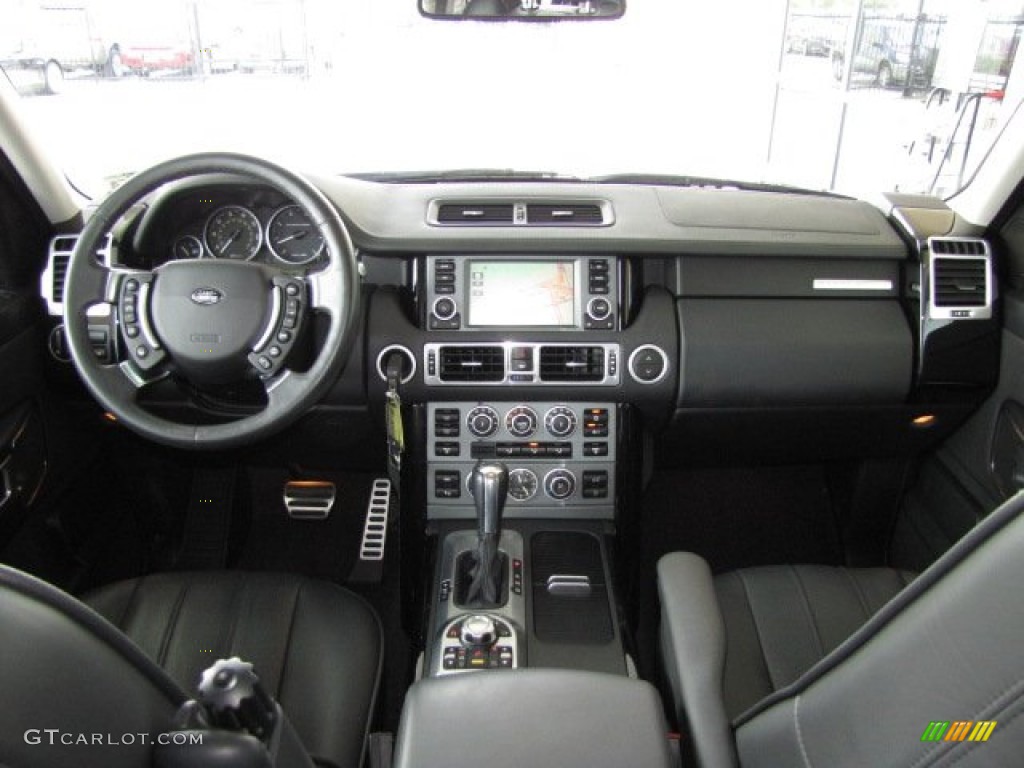 2009 Land Rover Range Rover Supercharged Jet Black/Jet Black Dashboard Photo #83122902