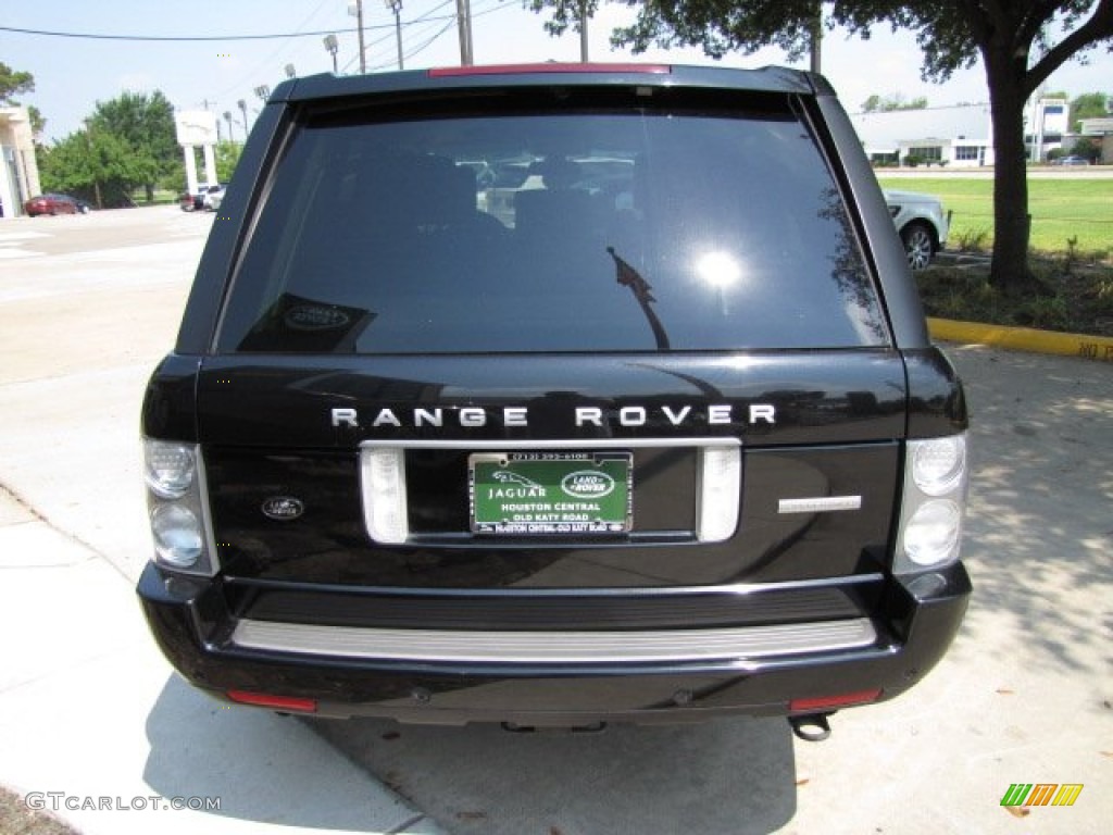 2009 Range Rover Supercharged - Santorini Black Metallic / Jet Black/Jet Black photo #9