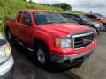 Fire Red 2007 GMC Sierra 1500 SLE Extended Cab 4x4