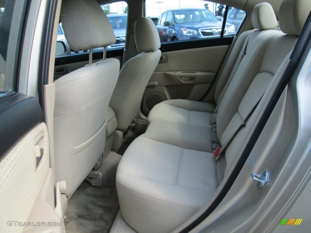 2006 Mazda MAZDA3 i Sedan Rear Seat Photos