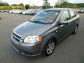 2008 Medium Gray Metallic Chevrolet Aveo LS Sedan  photo #3