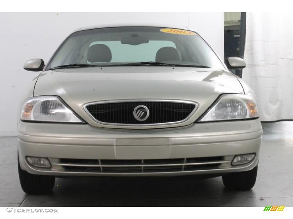 2003 Sable LS Premium Sedan - Gold Ash Metallic / Medium Parchment photo #3