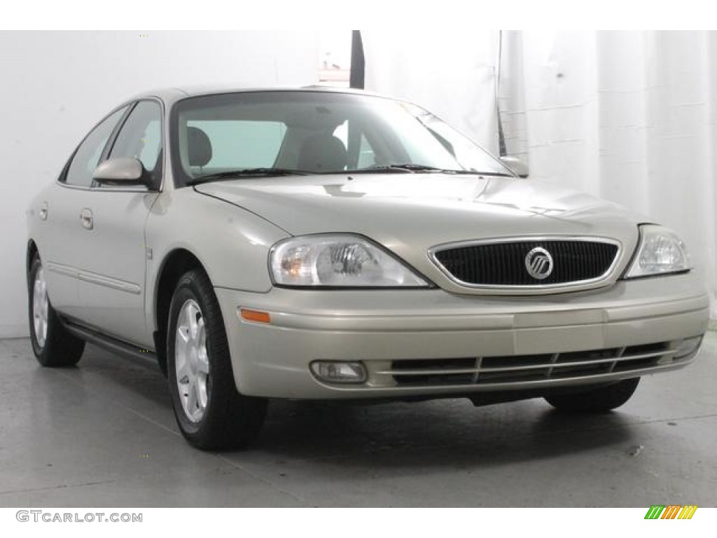 2003 Sable LS Premium Sedan - Gold Ash Metallic / Medium Parchment photo #4