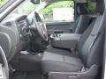 Ebony 2013 GMC Sierra 2500HD SLE Regular Cab Interior Color