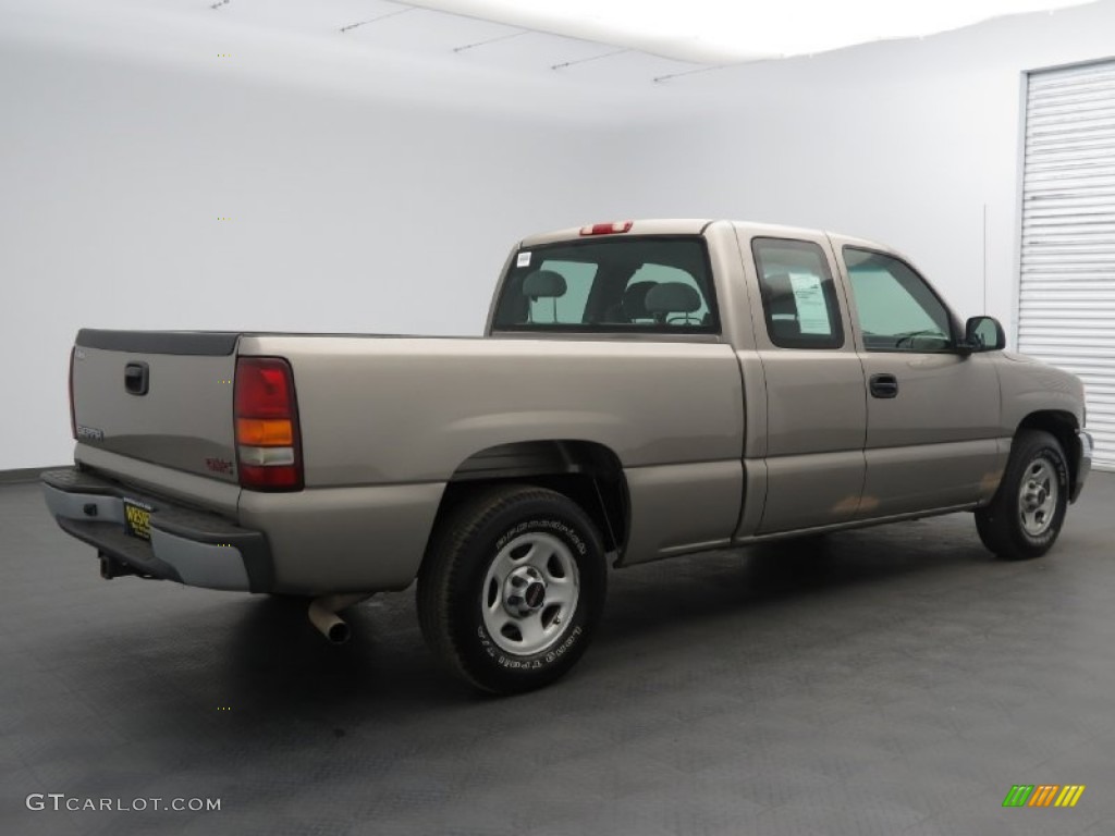 2002 Sierra 1500 SL Extended Cab - Pewter Metallic / Graphite photo #1