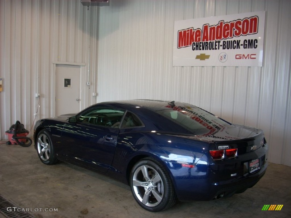 2010 Camaro SS/RS Coupe - Imperial Blue Metallic / Gray photo #3