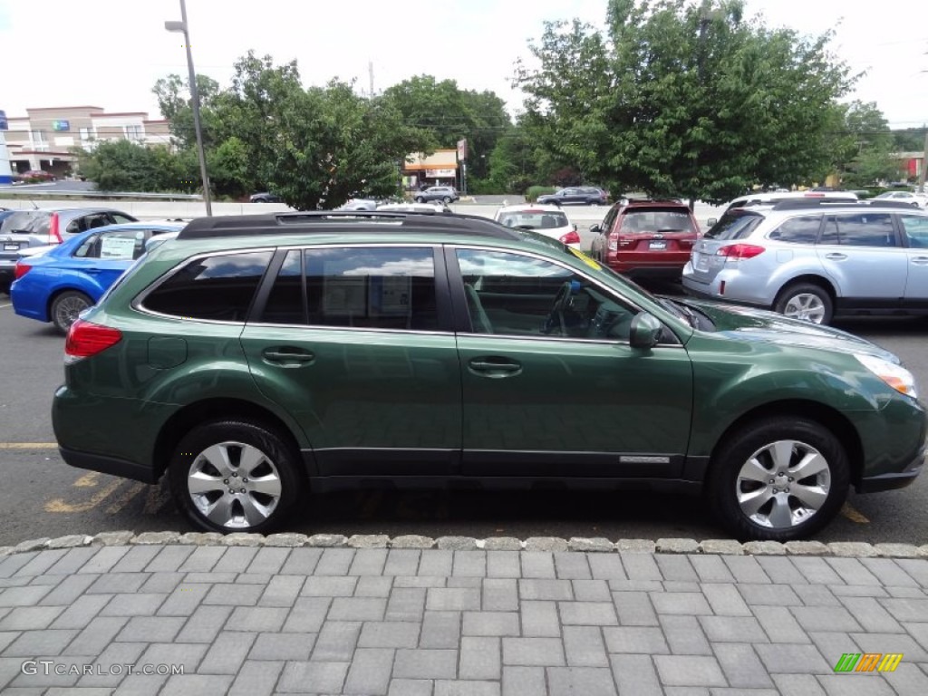 2011 Outback 3.6R Limited Wagon - Cypress Green Pearl / Warm Ivory photo #6