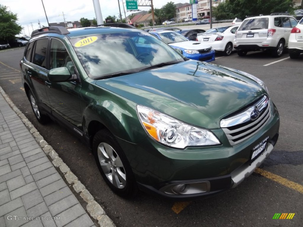 2011 Outback 3.6R Limited Wagon - Cypress Green Pearl / Warm Ivory photo #7