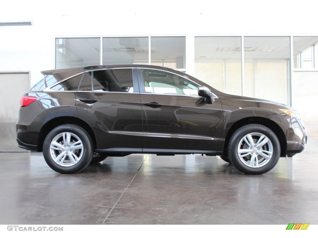 Kona Coffee Metallic 2014 Acura RDX Technology Exterior Photo #83127744