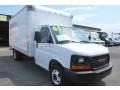 2003 Oxford White Ford E Series Cutaway E450 Commercial Moving Truck  photo #1