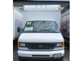 2003 Oxford White Ford E Series Cutaway E450 Commercial Moving Truck  photo #8