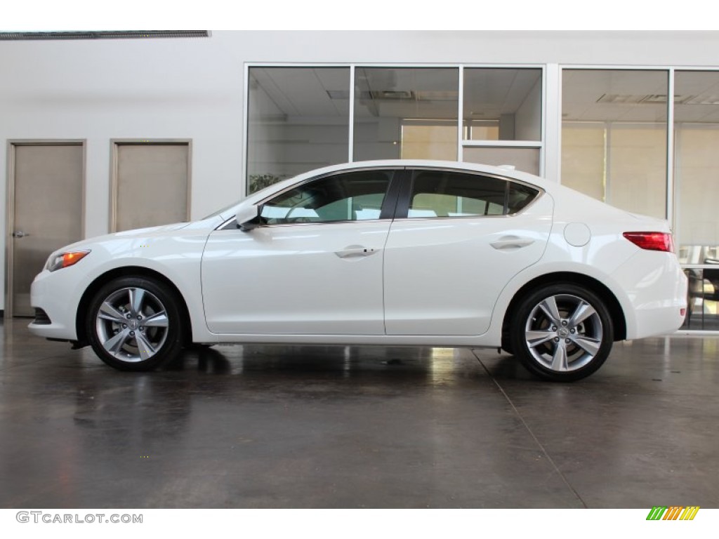 2014 ILX 2.0L - Bellanova White Pearl / Ebony photo #6