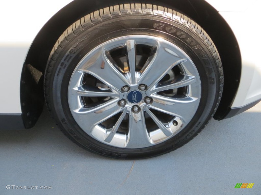 2010 Taurus Limited - White Platinum Metallic Tri-Coat / Light Stone photo #16