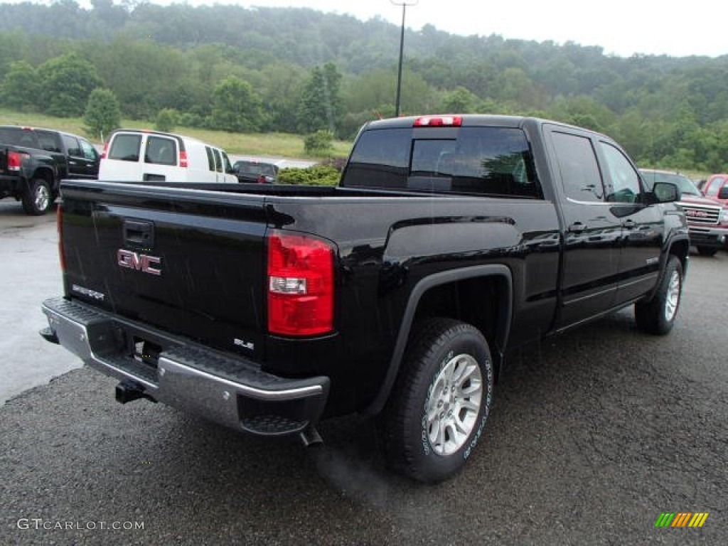 2014 Sierra 1500 SLE Crew Cab 4x4 - Onyx Black / Jet Black photo #6