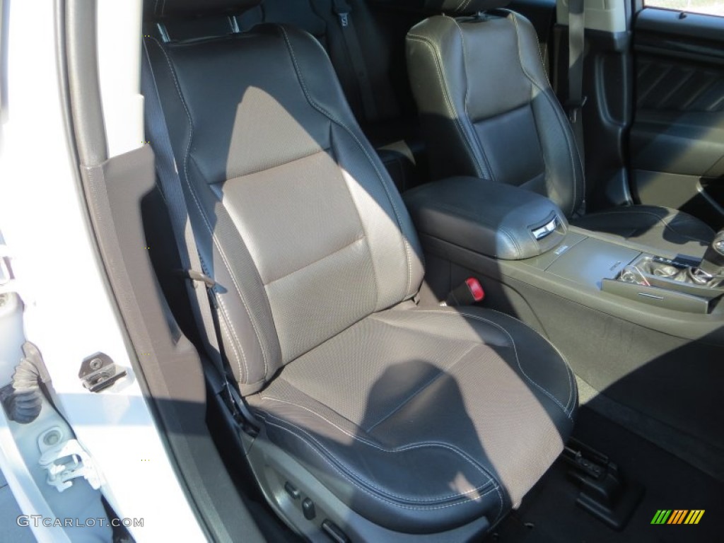 2010 Taurus Limited - White Platinum Metallic Tri-Coat / Light Stone photo #24