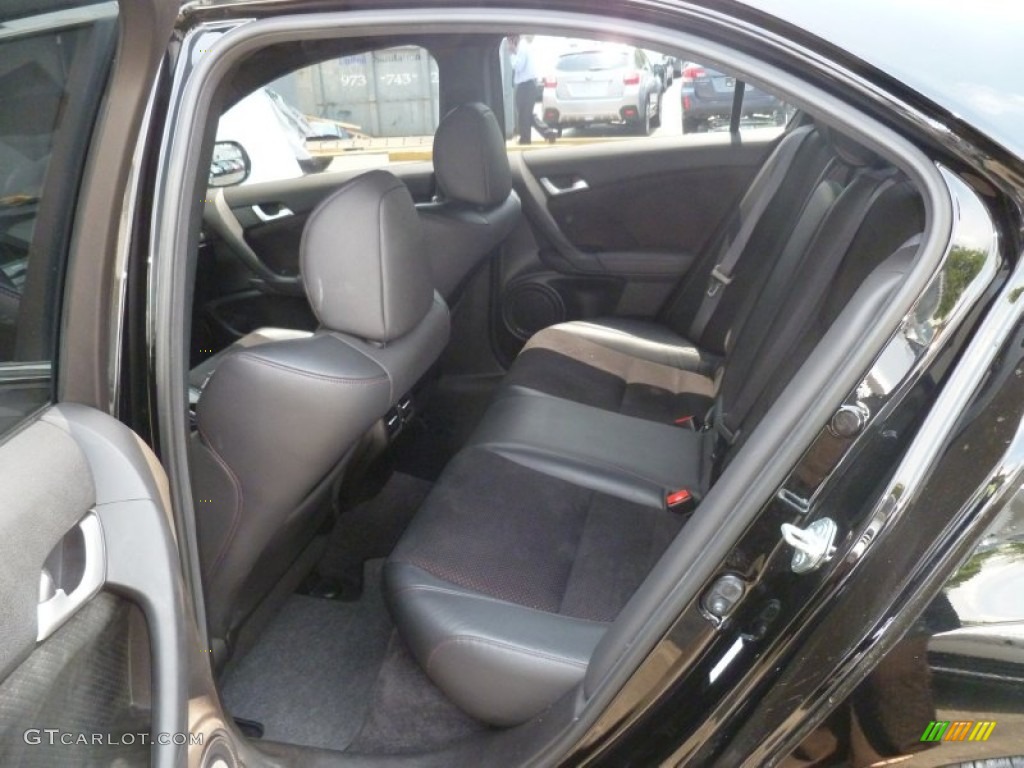 2012 Acura TSX Special Edition Sedan Rear Seat Photos