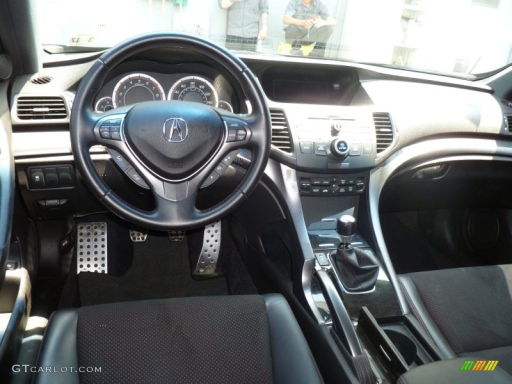 2012 Acura TSX Special Edition Sedan Ebony Dashboard Photo #83129295