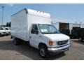 Oxford White 2005 Ford E Series Cutaway E450 Commercial Moving Truck